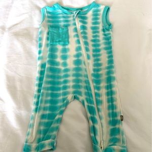 Kyte sleeveless zippered romper 6-12m